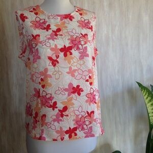 Karen Scott Petites floral tank